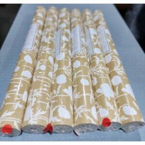 NEW Serena & Lily Bloomsbury Wallpaper-Wheat